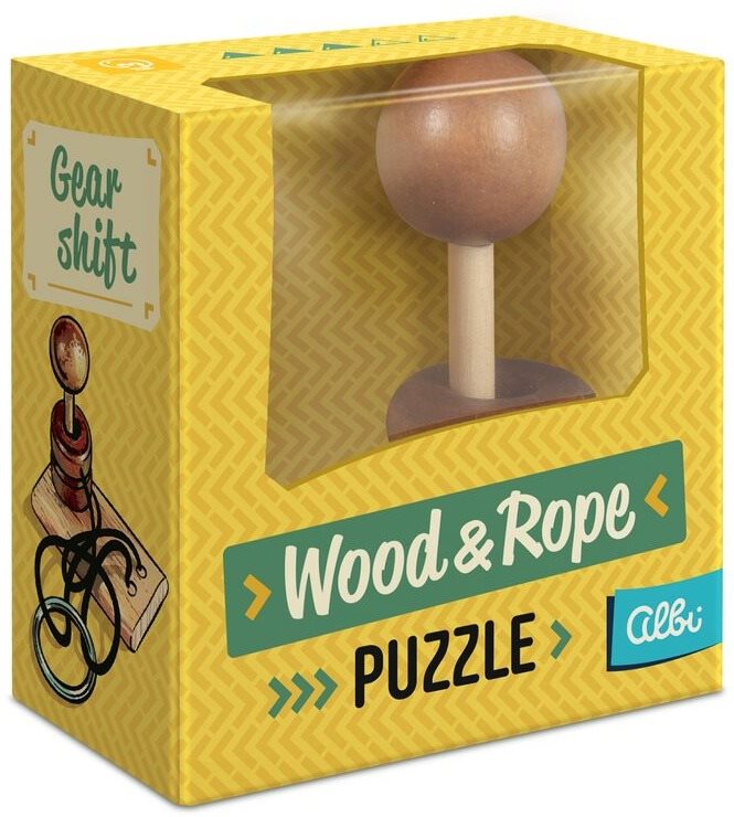 Wood & Rope puzzle - Gear shift