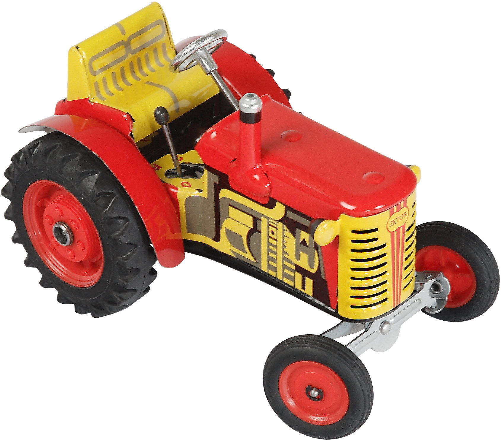 Kovap Traktor Zetor na kľúčik červený