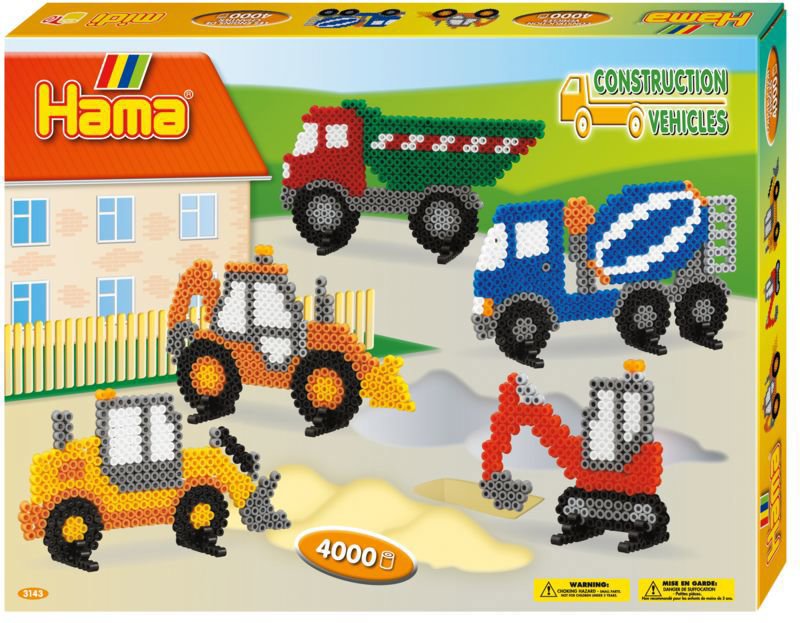 Hama Veľká darčeková sada Stavebné stroje midi