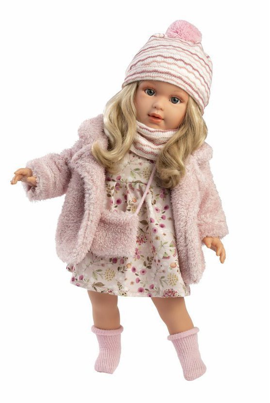 Llorens 54052 Lucia – reálna bábika s mäkkým látkovým telom – 40 cm