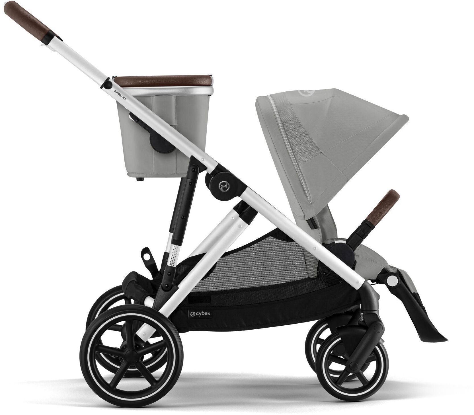 Cybex Gazelle S SLV Stone Grey/mid grey
