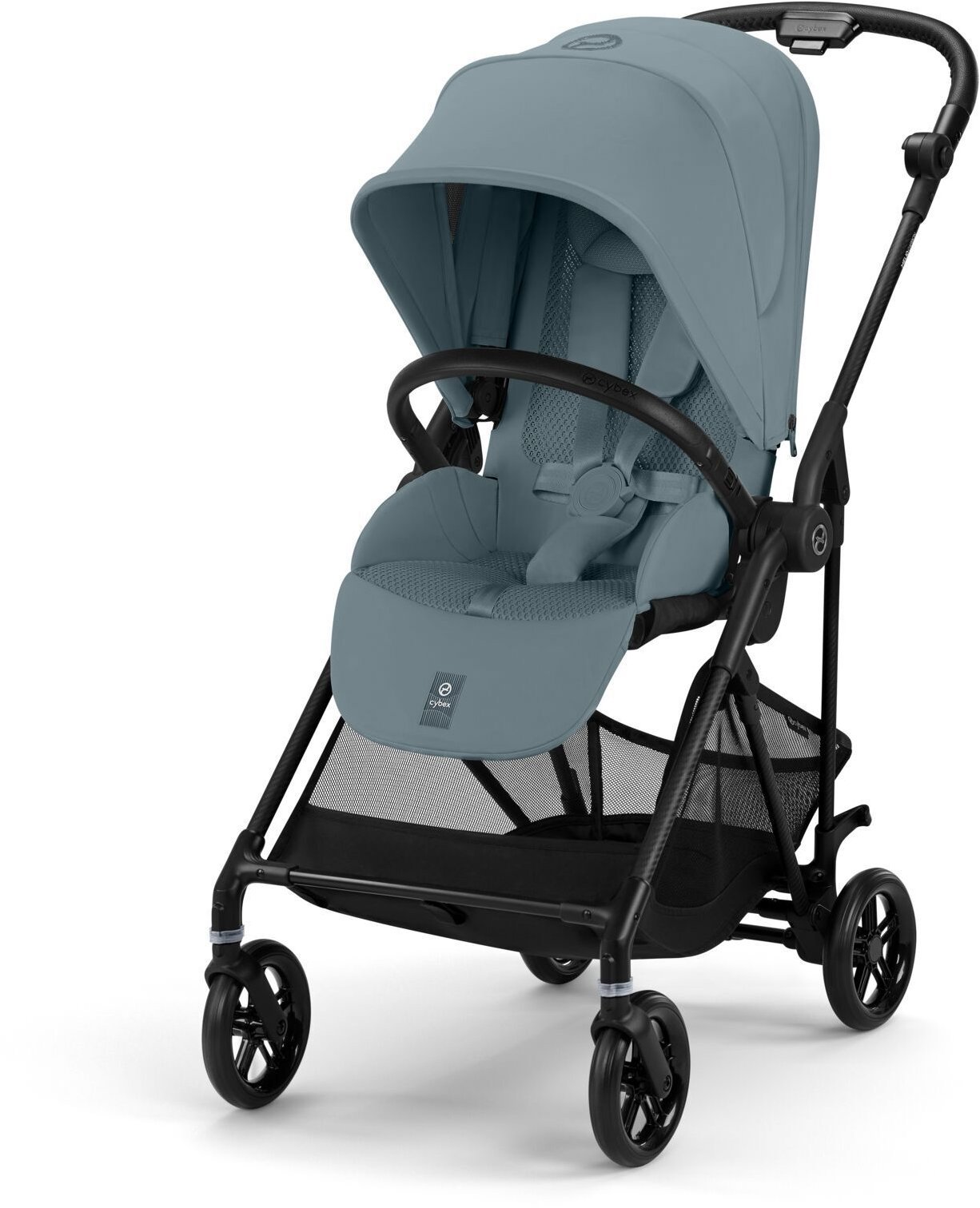 Cybex Melio Carbon Stormy Blue/light blue