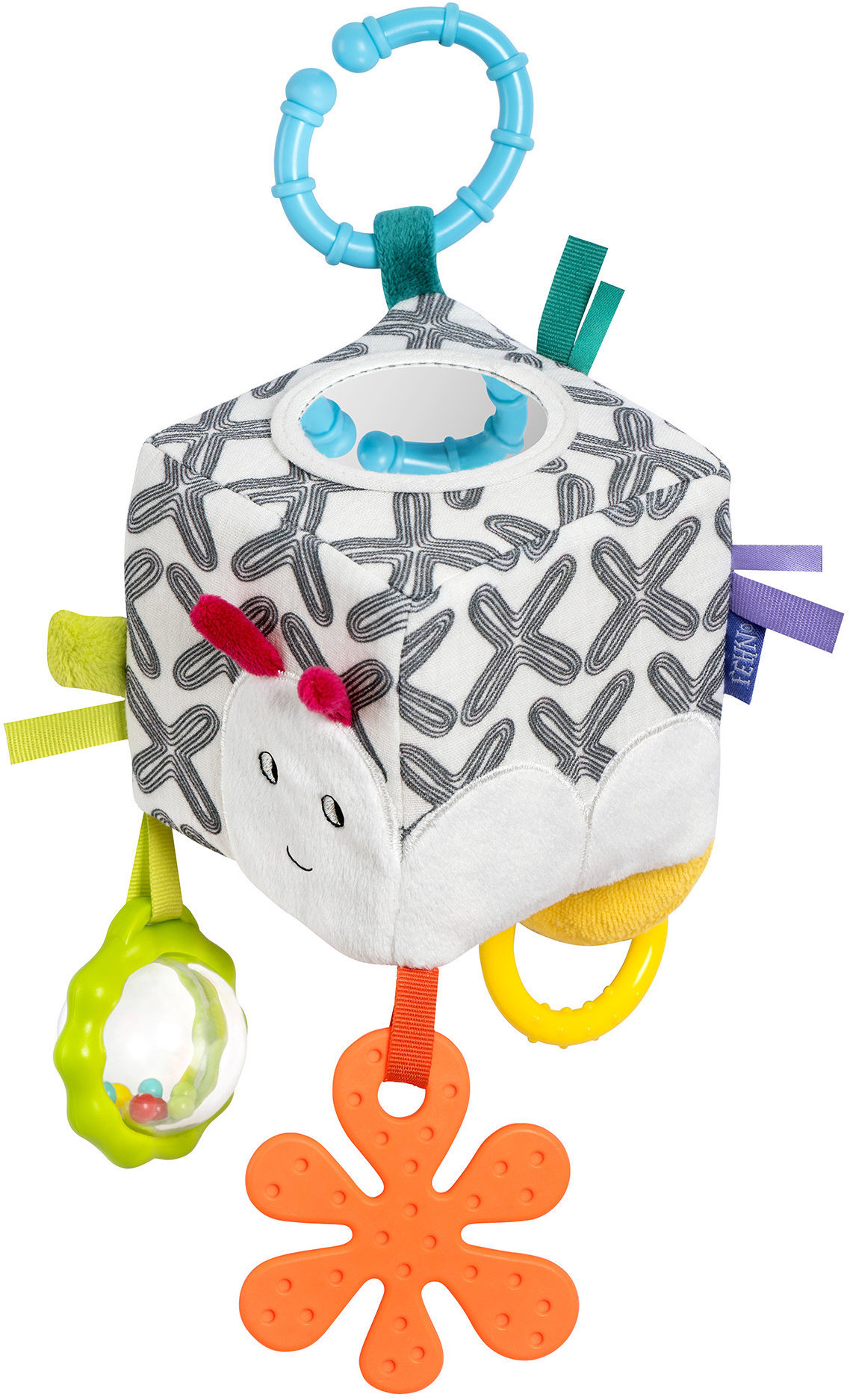 Baby Fehn DoBabyDoo B&W Aktivity kocka húsenica