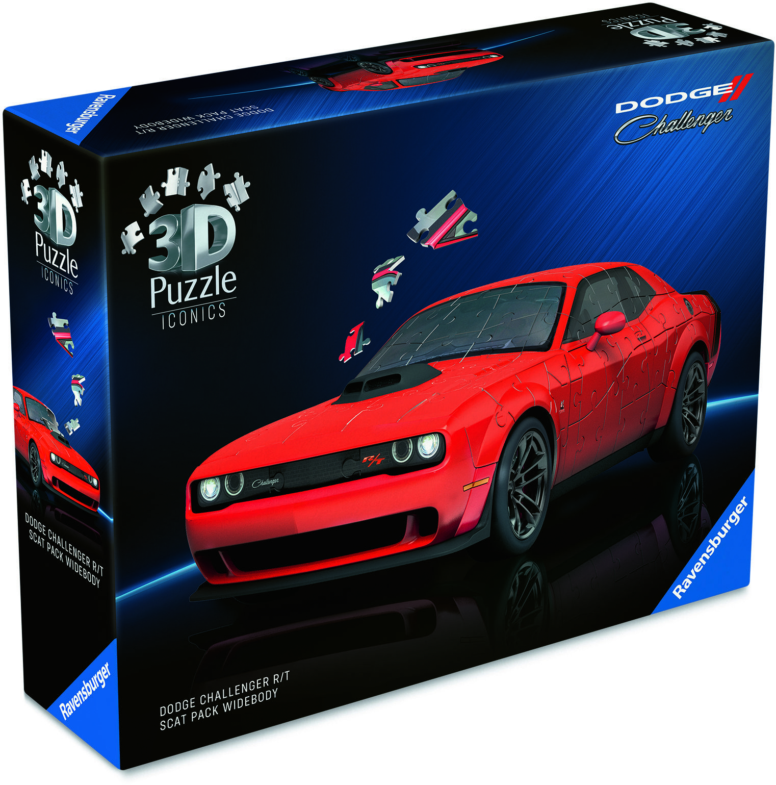 Ravensburger 120080367 Iconics: Dodge Challenger R/T Scat Pack Widebody