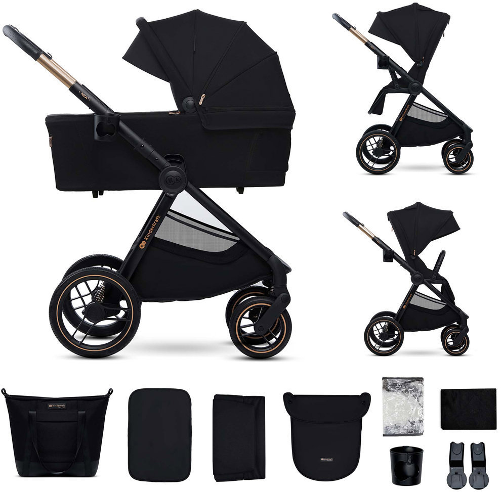 Kinderkraft Nea 2, 2 v 1 Midnigth Black
