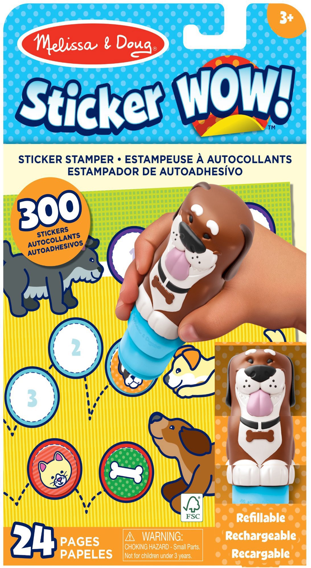 Melissa & Doug Sticker Wow psíky