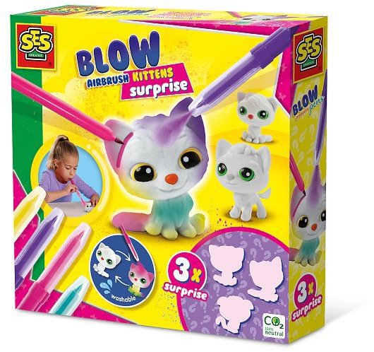 SES Fúkacie fixky 3 mačiatka