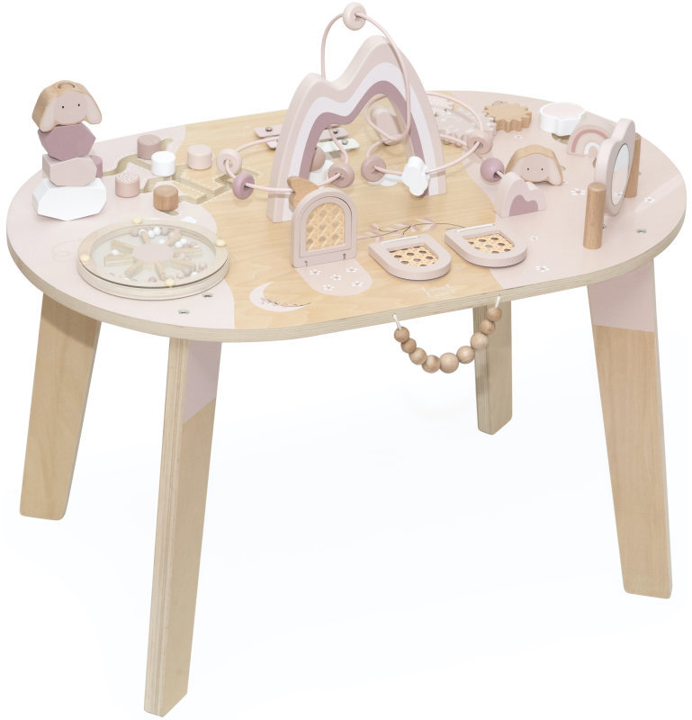 Label Label Stolík s aktivitami Pink