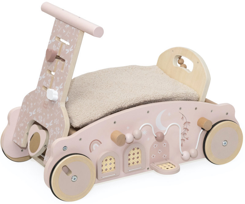 Label Label Hojdačka, chodúľka a vozidlo 3 v 1 Pink