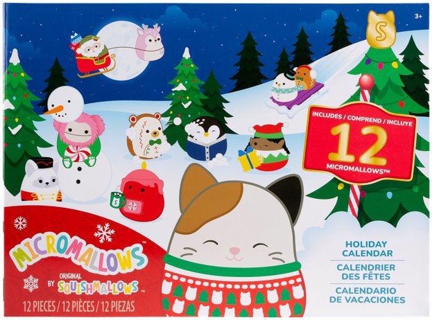 Squishmallows Micromallows Adventný kalendár 12 ks