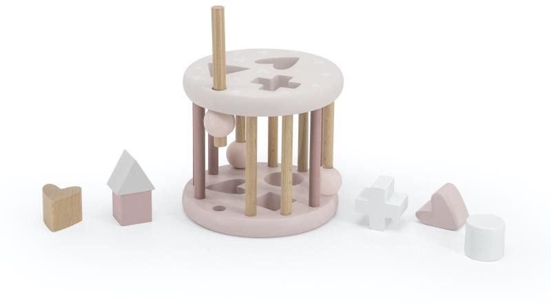 Label Label Oválna vkladačka tvarov ružová