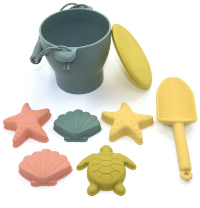OB Designs Silikónový plážový set hračiek