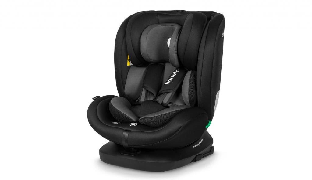 Lionelo Bastiaan i-Size s isofixom Black Grey
