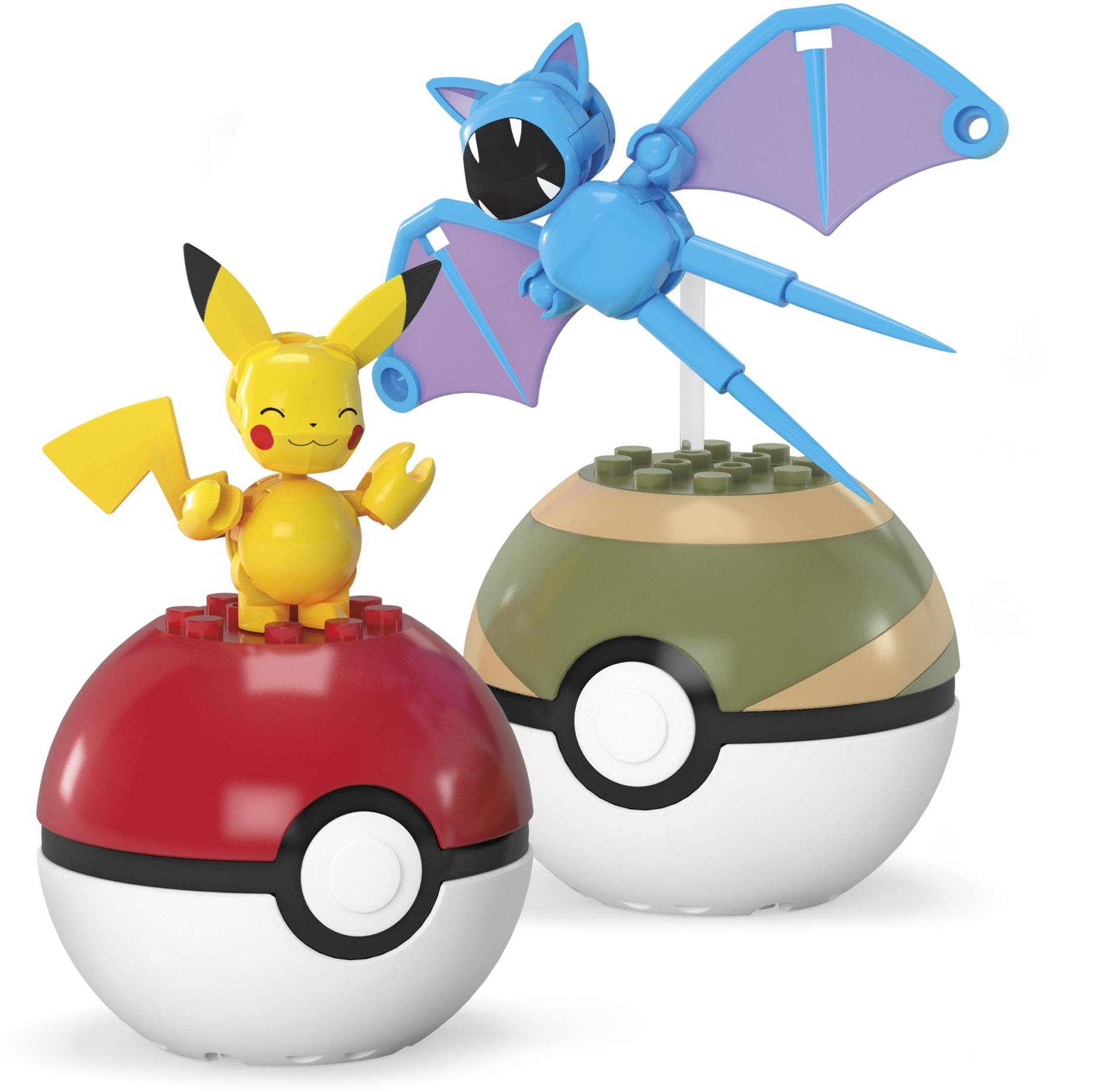 Mega Pokémon Pokéball – Pikachu a Zubat