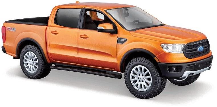 Maisto 2019 Ford Ranger, metal oranžový