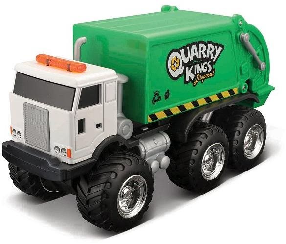 Maisto Builder Zone Quarry monsters, úžitkové vozidlá, smetiarske auto