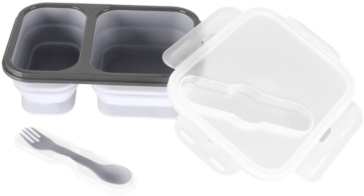 Zopa Desiatový box s príborom veľký Dove Grey