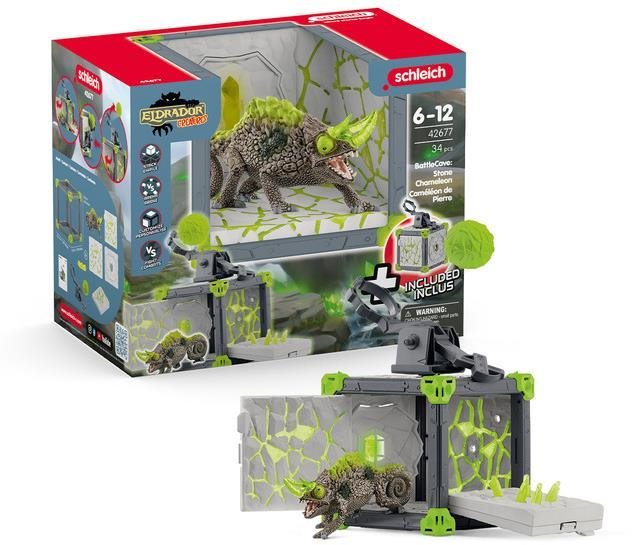 Schleich Aréna BattleCave kamenného chameleóna 42677