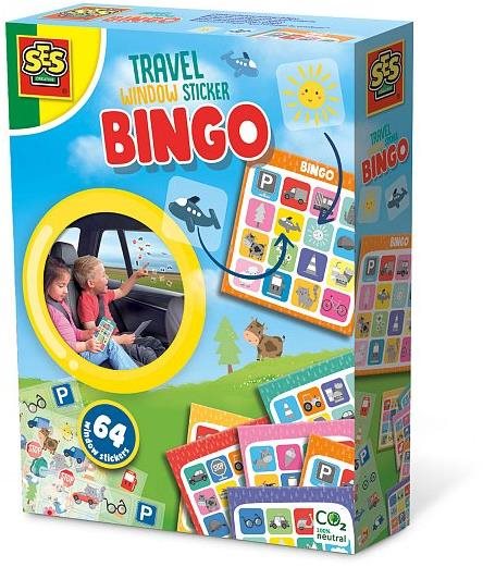 Ses Cestovní hra Bingo – lepenie obrázkov na okno auta