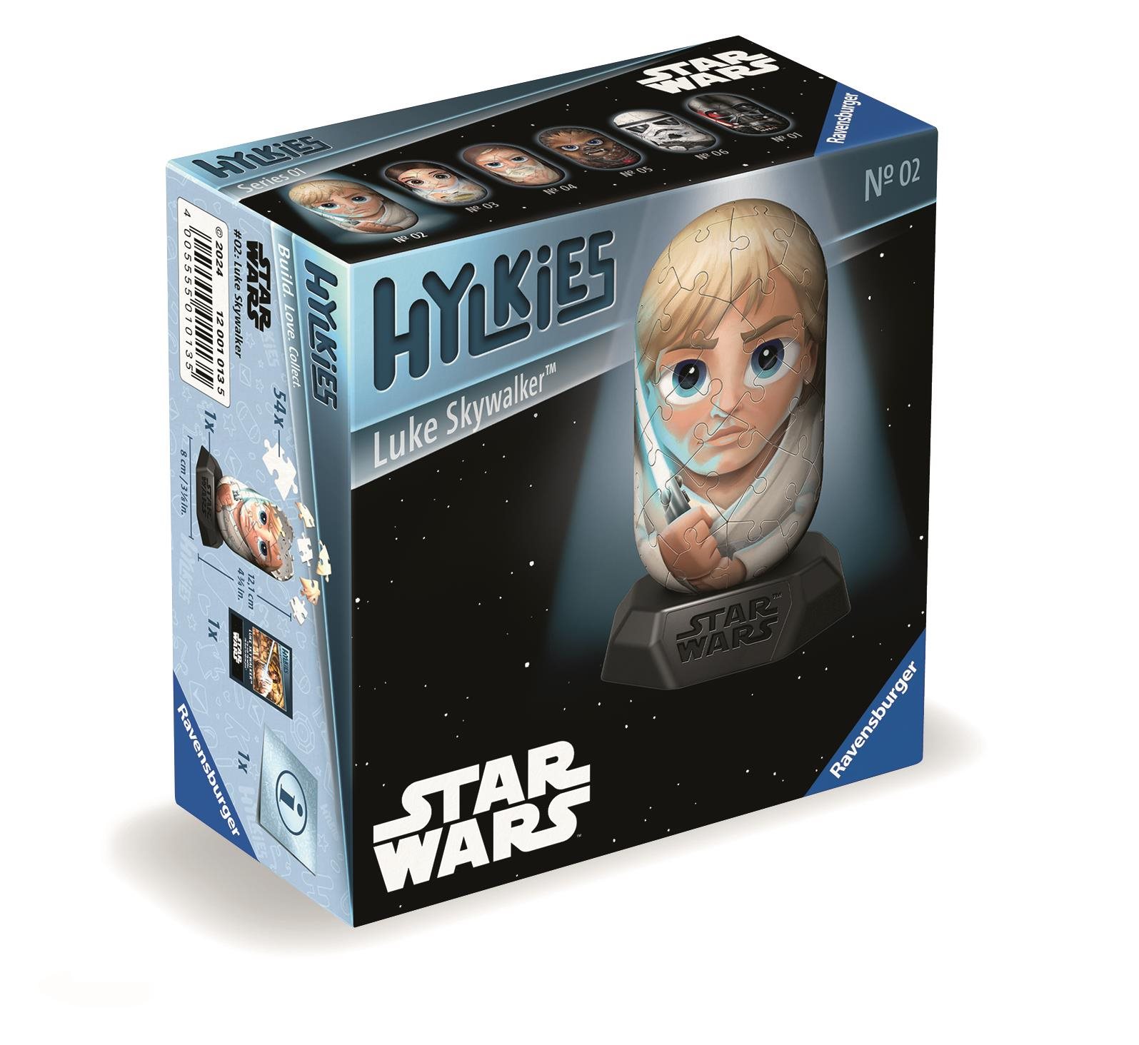 Ravensburger 120010135 Hylkies Star Wars: Luke Skywalker