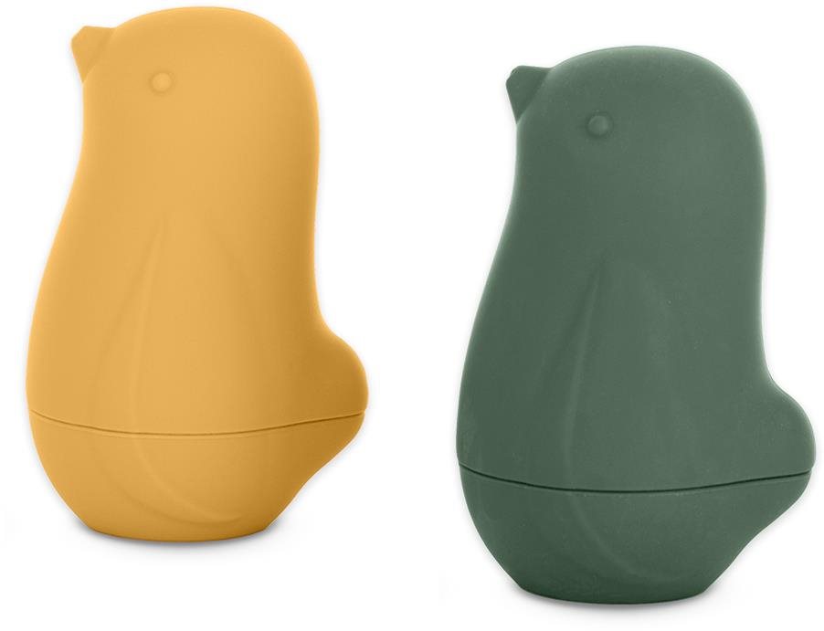 Petite & Mars Love birds Ochre Green