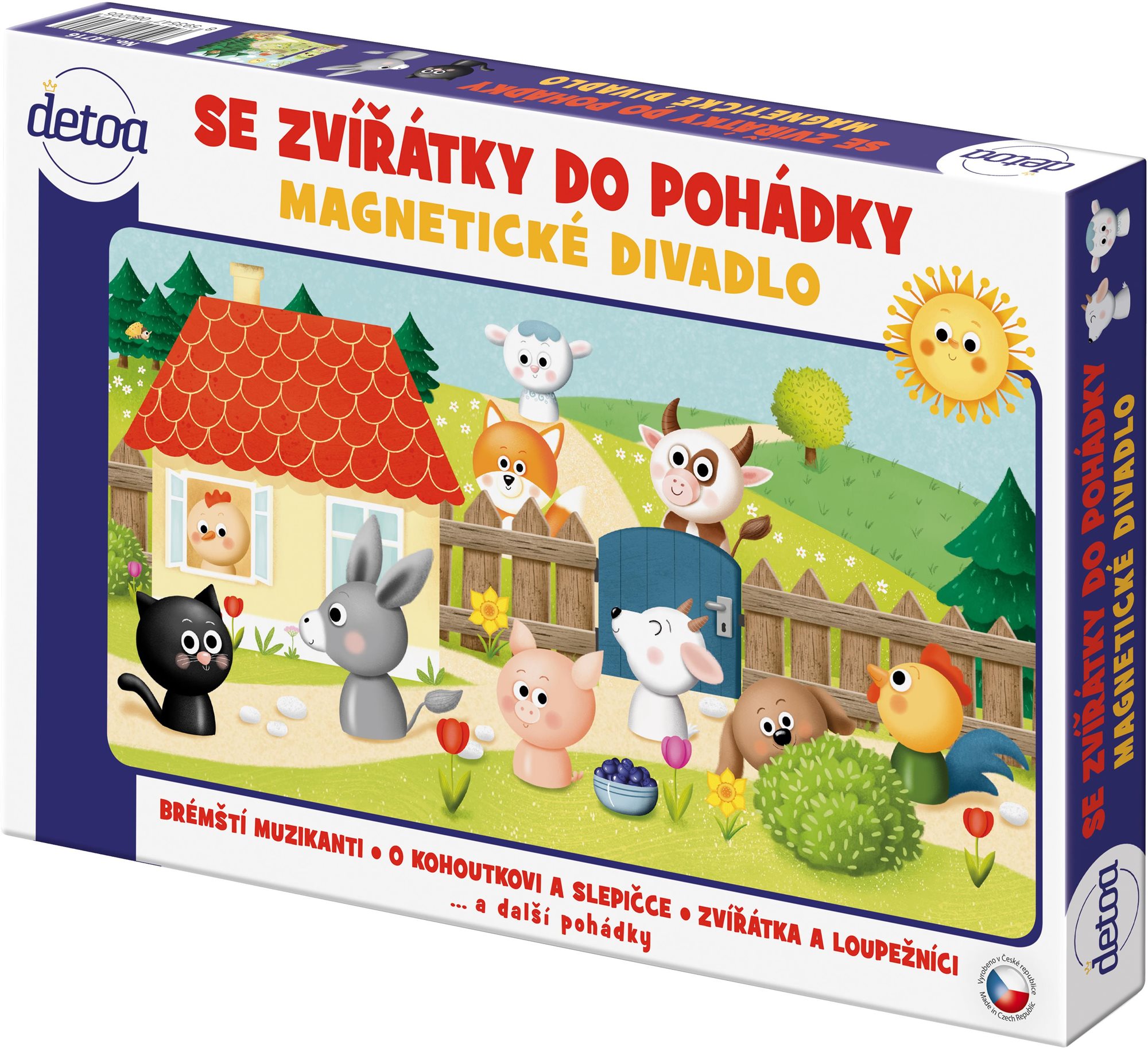 Detoa Magnetické divadlo so zvieratkami do rozprávky