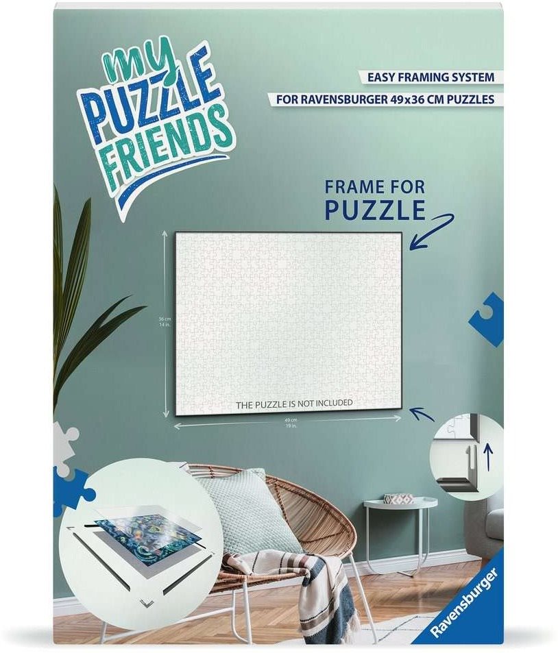 Ravensburger 120012474 Rám na puzzle biely 49 × 36 cm