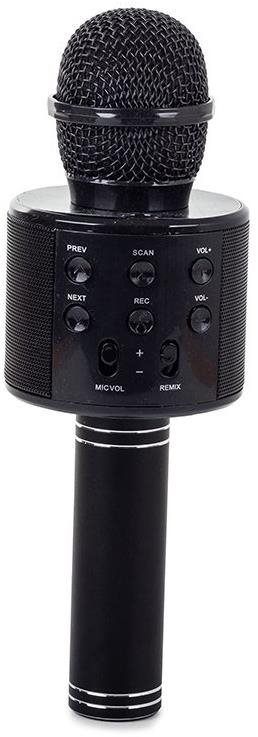 Verk 01377 Karaoke Bluetooth mikrofón, 1800 mAh, čierny