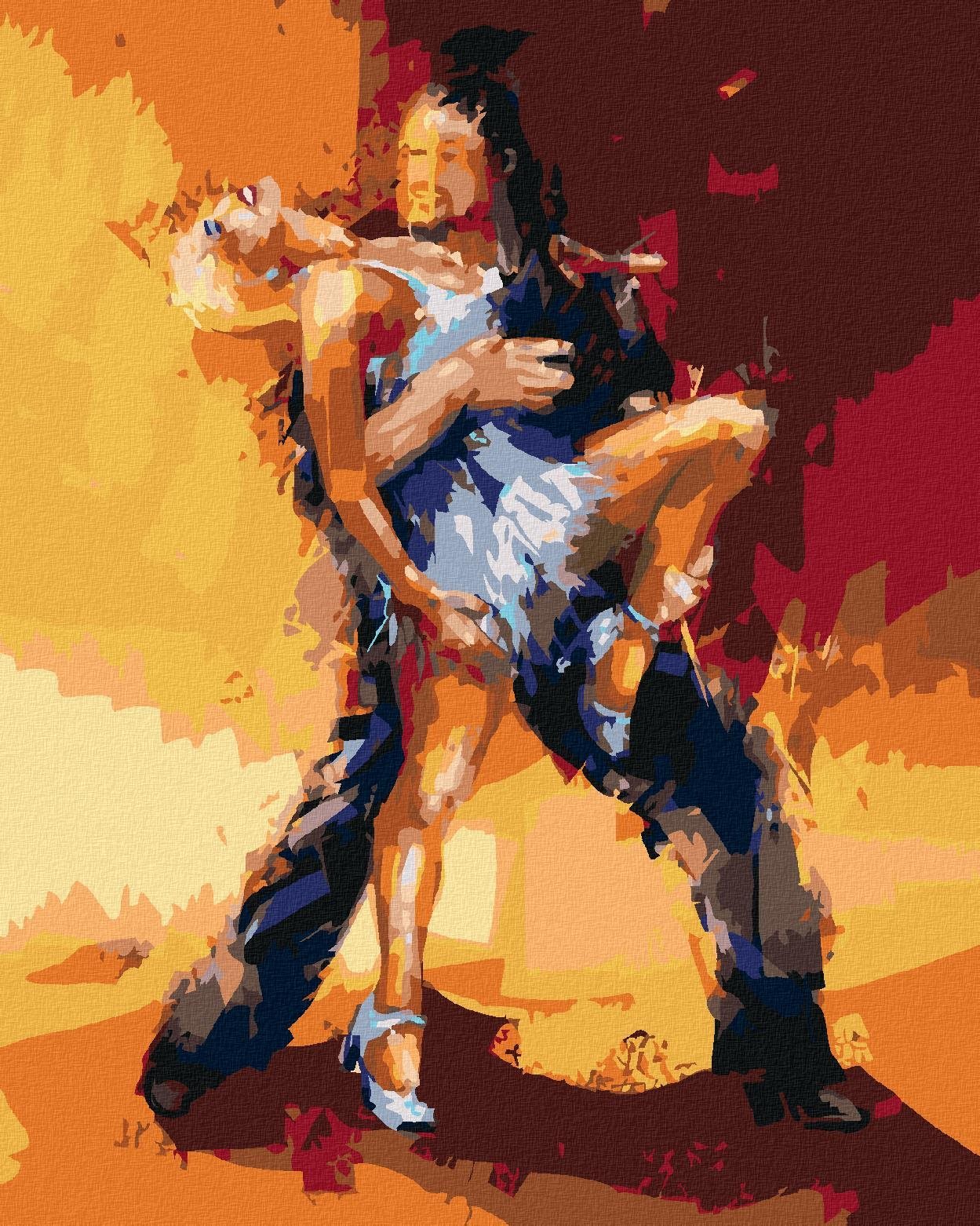 Zuty – Maľovanie Podľa Čísel – Rumba, 80 × 100 cm, Plátno + Rám