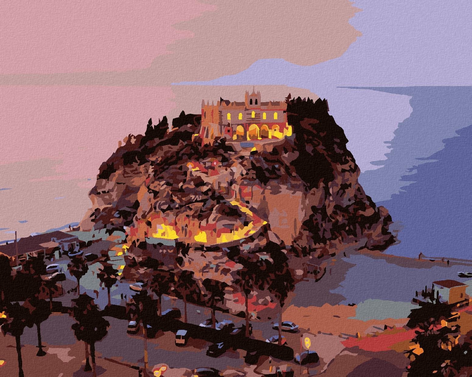 Zuty – Maľovanie Podľa Čísel – Tropea, 40 × 50 cm, Plátno