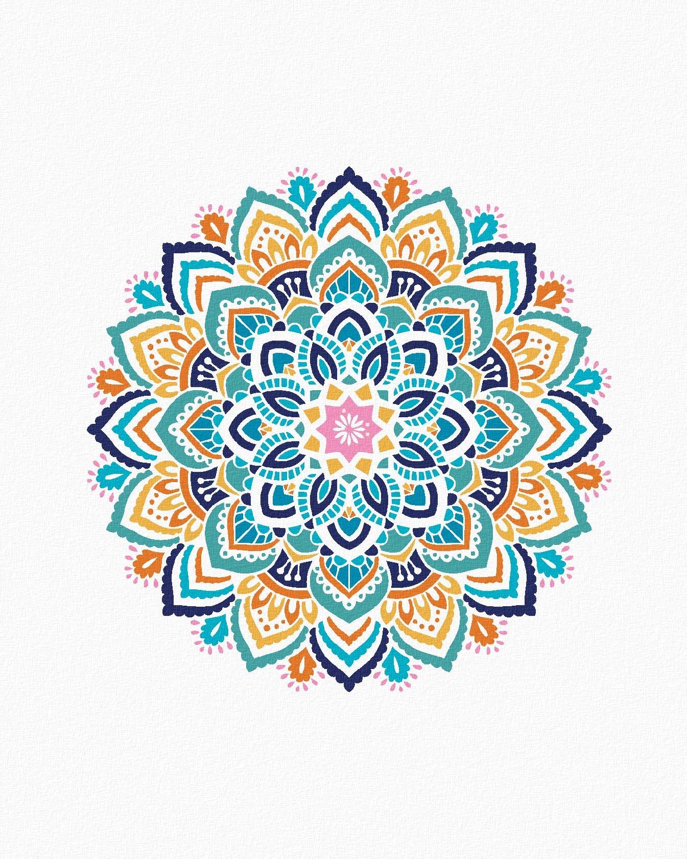 Zuty – Maľovanie Podľa Čísel – Mandala II, 40 × 50 cm, Plátno