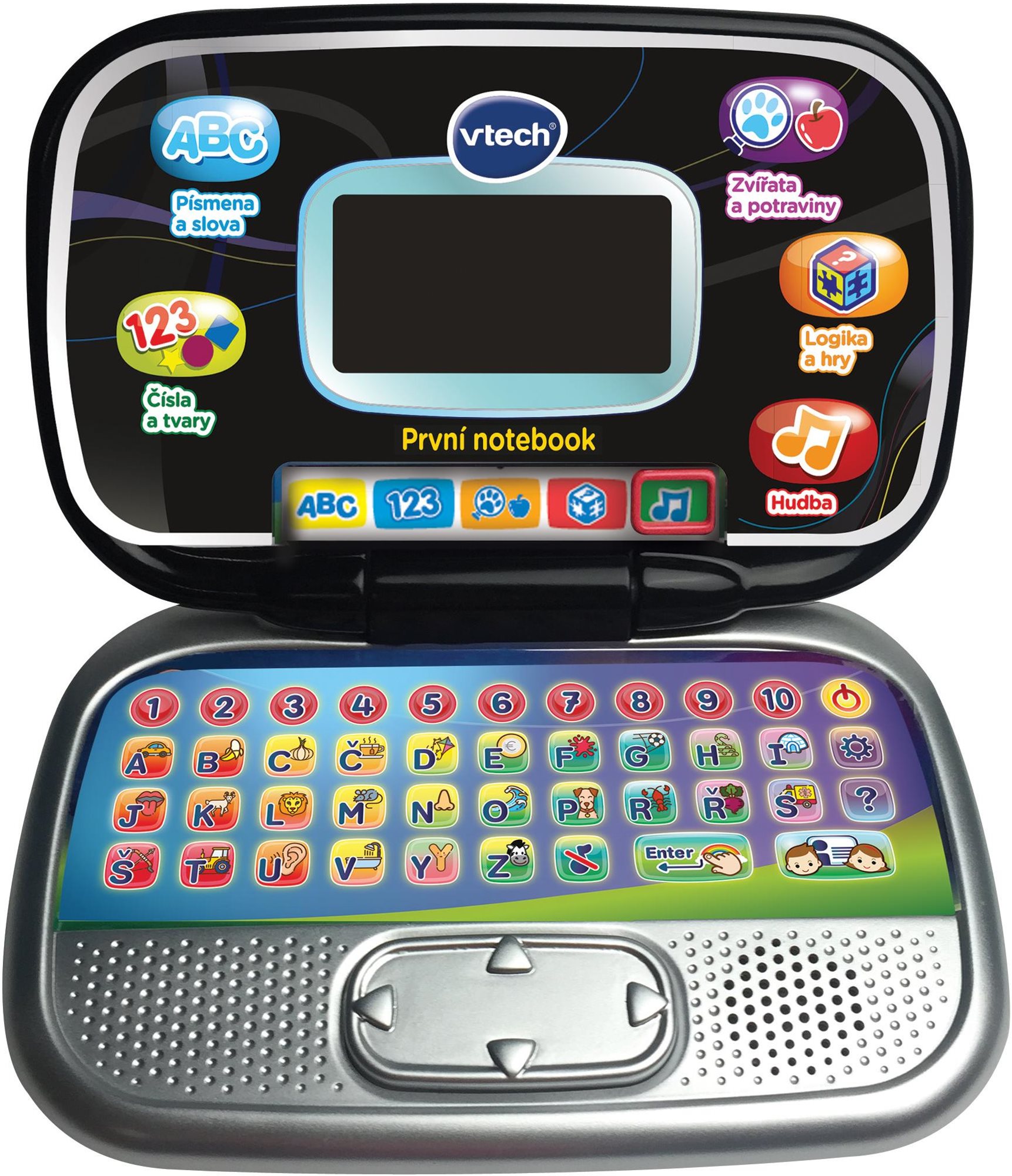 Vtech – Prvý notebook – čierny CZ