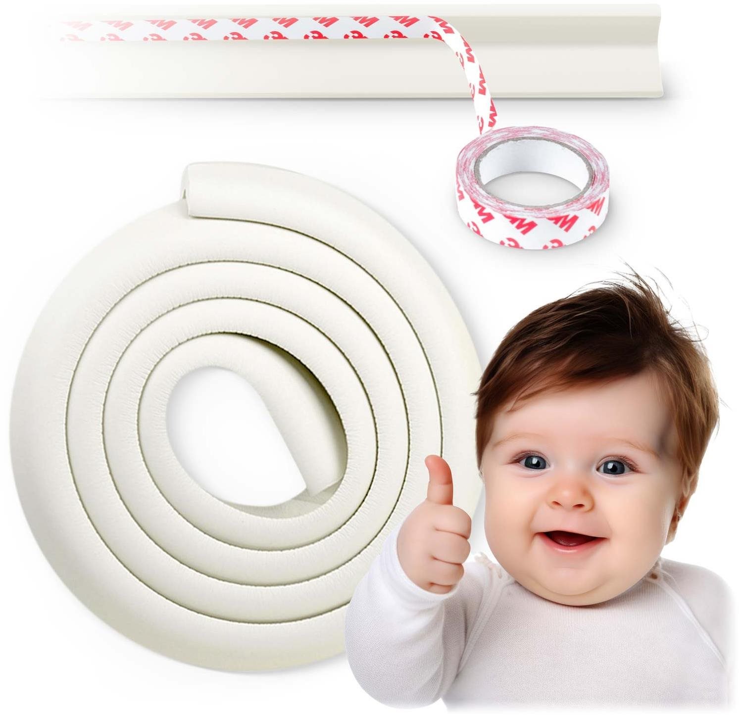 Ricokids bezpečnostná penová páska 798700 biela 2 m