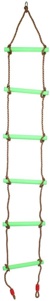Tarzan povrazový rebrík zelený
