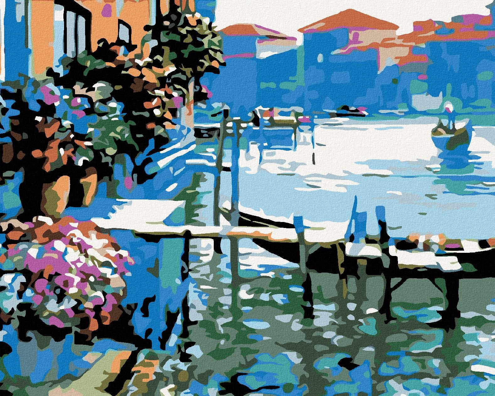 Diamondi – VESLICA PRI DOME, 40 × 50 cm, napnuté plátno na rám