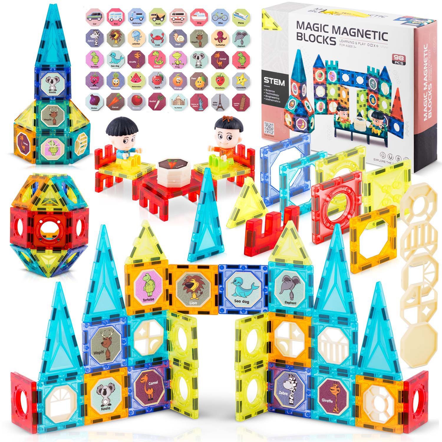 Ricokids Magnetické kocky Tower