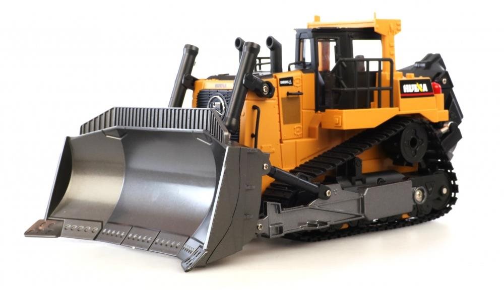 Amewi RC buldozér s funkčnou radlicou a zadným drapákom 1 : 16, zvuky, LED