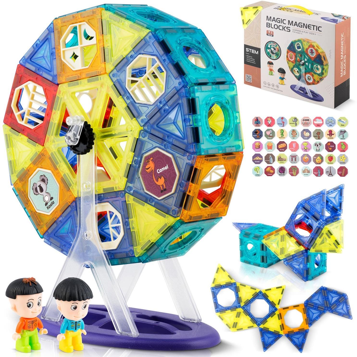 Ricokids Magnetické kocky Kolotoč