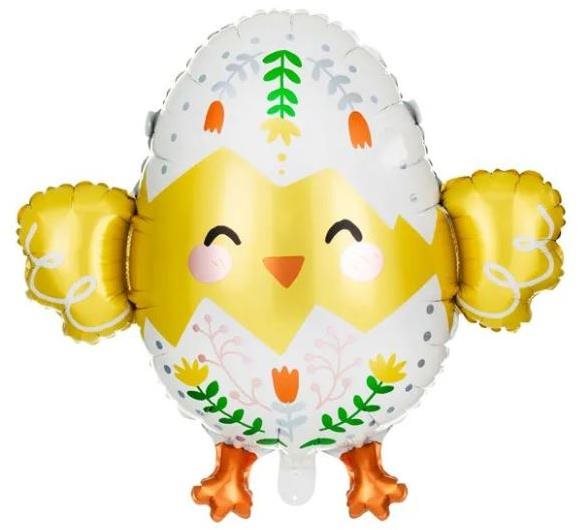 Fóliový balónik veselé Kuriatko – Kurča – Veľká noc – 57 cm