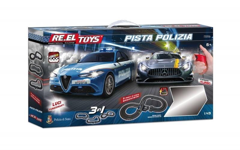 RE.EL Toys Autodráha Polícia 3 m