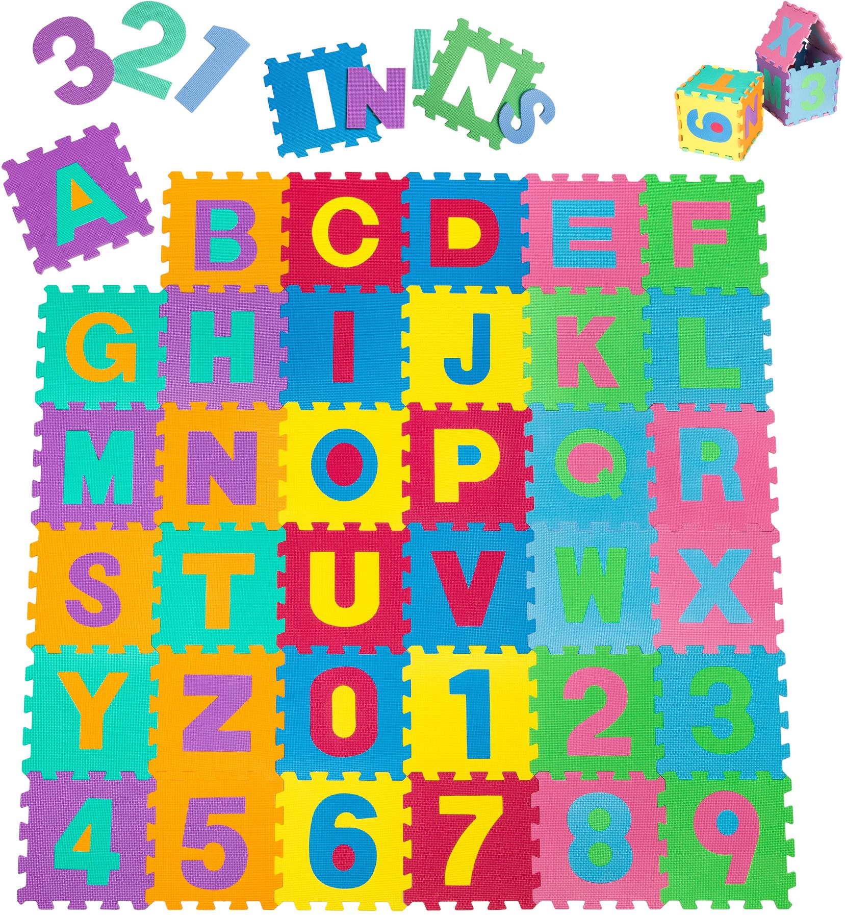 Hracie puzzle koberec farebný