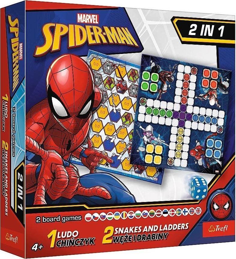 TREFL Spiderman, 2 v 1: Človeče, nehnevaj sa a Hady a rebríky