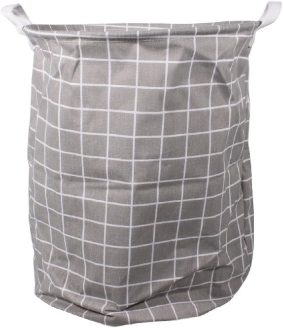 TEXTILOMANIE Koš na hračky a prádlo CUBE, šedý