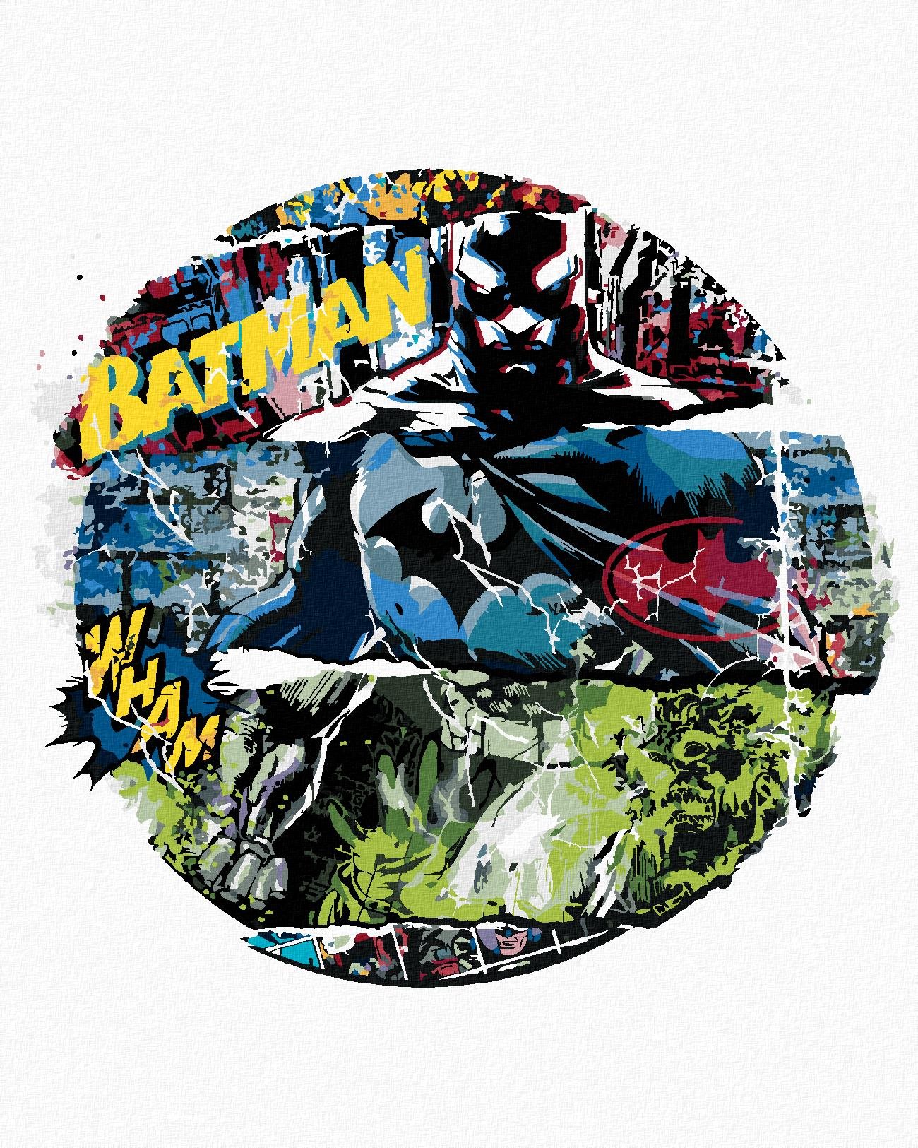 Zuty – Batman komiks, 40×50 cm, bez rámu a bez vypnutia plátna