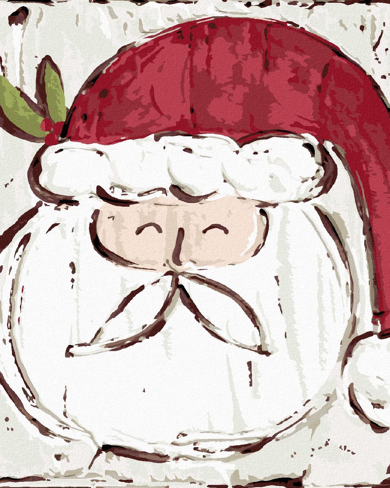 Santa (Haley Bush), 40×50 cm, bez rámu a bez vypnutia plátna