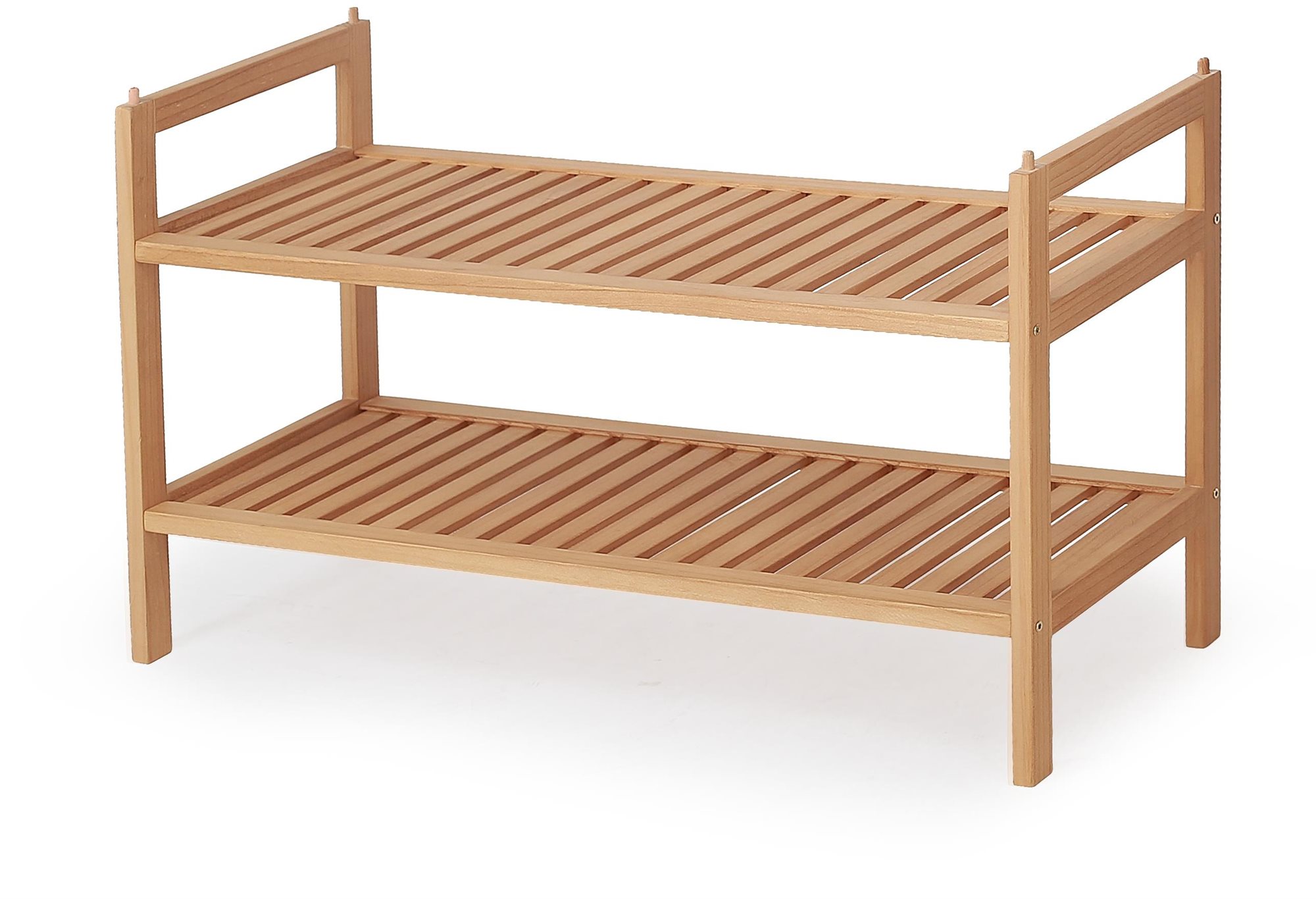 Bambusový regálový botník Norje, šírka 69 cm