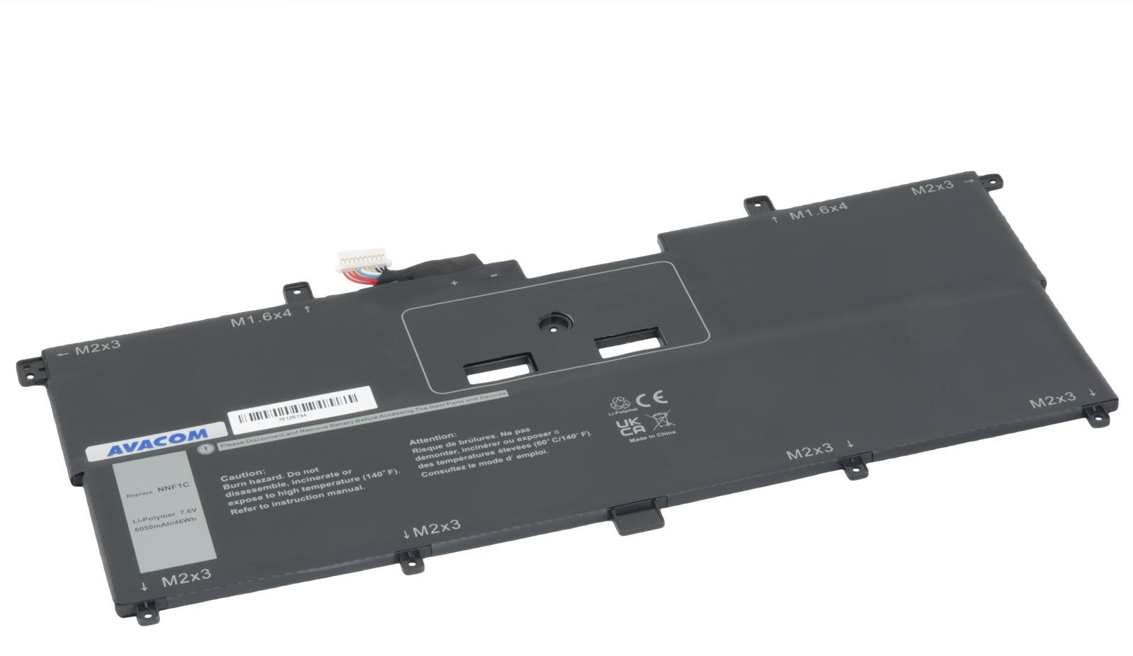 Avacom pre Dell XPS 9365 Li-Pol 7,6 V 6050 mAh 46 Wh
