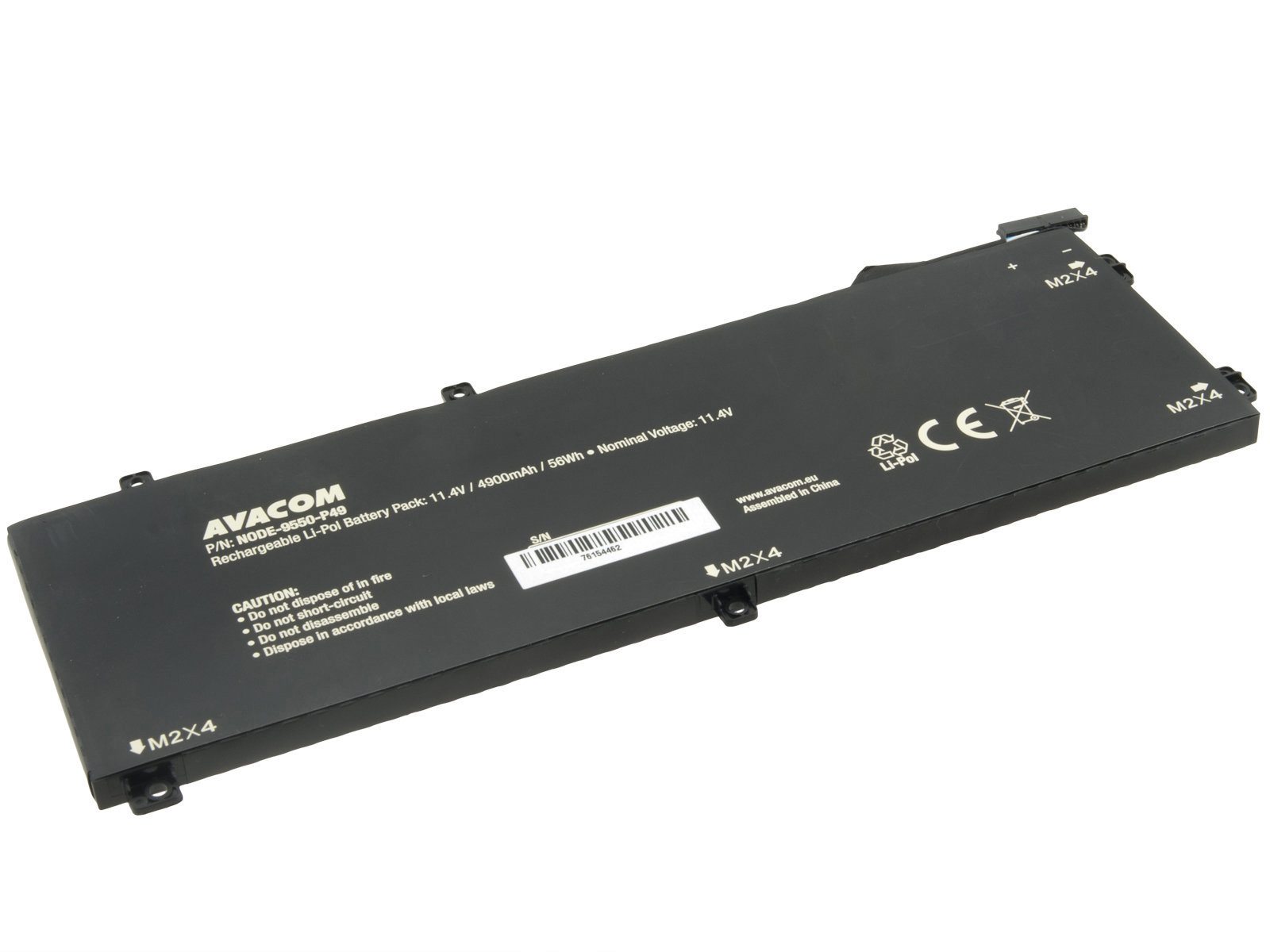 AVACOM pre Dell XPS 15 9550, Precision M5510 Li-Pol 11,4 V 4900 mAh 56 Wh