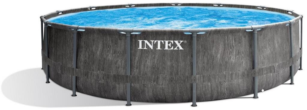 INTEX Bazén Greywood Premium, 457 × 122 cm, (filtrácia, rebrík, podložka, kryt)