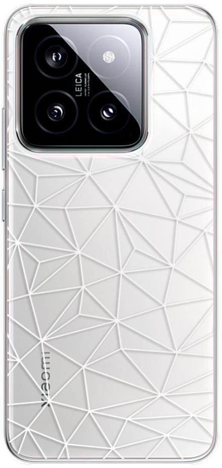iSaprio Abstract Triangles 03 – white – Xiaomi 14